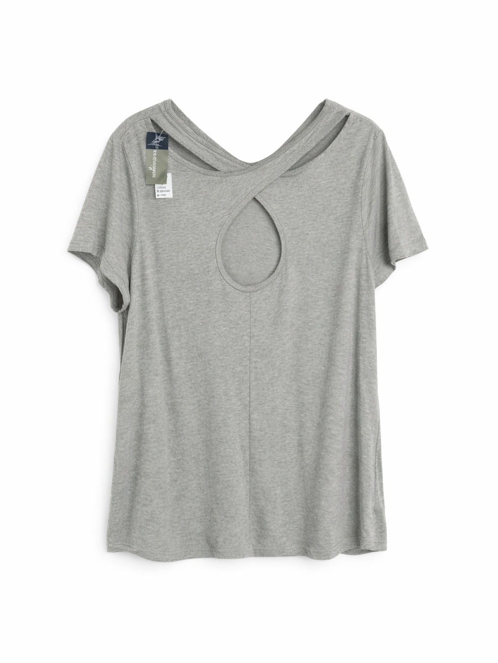 Lane Bryant Gray Athletic Tee NWT Size 22/24 Plus Size Short Sleeve Top